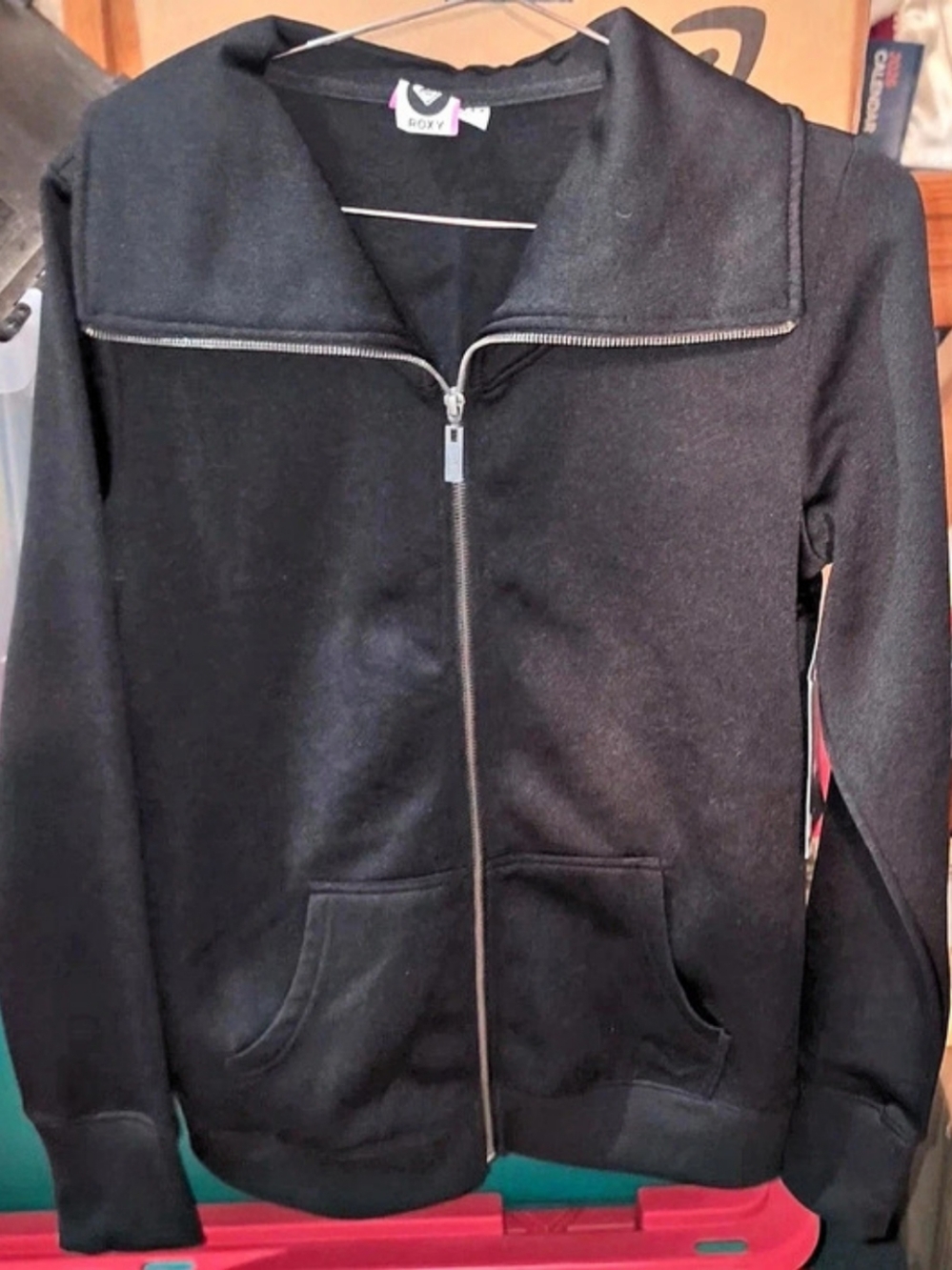 Roxy Women's Black Zip Front Jacket Like New